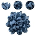 thumbnail image 6 of Mornei Flower Brooch Handmade for Women Ladies Elegant Flower Hair Clip Lapel Pin dark blue, 6 of 9