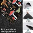 thumbnail image 3 of Red Mushroom Leaf Black Pattern Kitchen Rugs Sets Of 3,Kitchen Runner Rugs Non Skid Washable,Decorative Kitchen Floor Mats for Kitchen,Sink,Laundry,17"x30"+ 17"x47" + 17"x59", 3 of 6
