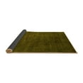 thumbnail image 2 of Ahgly Company Indoor Square Abstract Yellow Modern Area Rugs, 4' Square, 2 of 4
