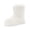 white, variant on Women Y2K Faux Fur Short Boots Black, Fluffy Furry Warm Snow Boots Comfortable Outdoor Flat Shoes