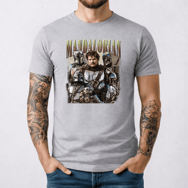 T-Shirt Mandalorian Cadeau pour Femme et Homme Unisexe