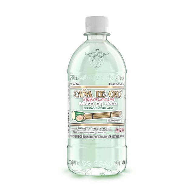 Pack de 6 Licor Caña de Oro Pepino Enchilado 750 ml
