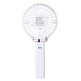 thumbnail image 2 of Portable USB Lithium Battery Rechargeable Fan Ventilation Foldable Air Conditioning Fans Foldable Cooler Mini Operated Hand Held Cooling Fan for Outdoor Home (Black), 2 of 7