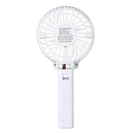 Portable USB 18650 Battery Rechargeable Fan Ventilation Foldable Air Conditioning Fans Foldable Cooler Mini Operated Hand Held Cooling Fan for Outdoor Home (Best Attic Ventilation Fans)