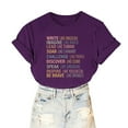 thumbnail image 6 of Fesfesfes Women T Shirts Short Sleeve Women Fashion Crewneck Printed Short Sleeve T-shirt Casual Loose Shirt Tops Tops for Women 3XL(US:14), 6 of 6