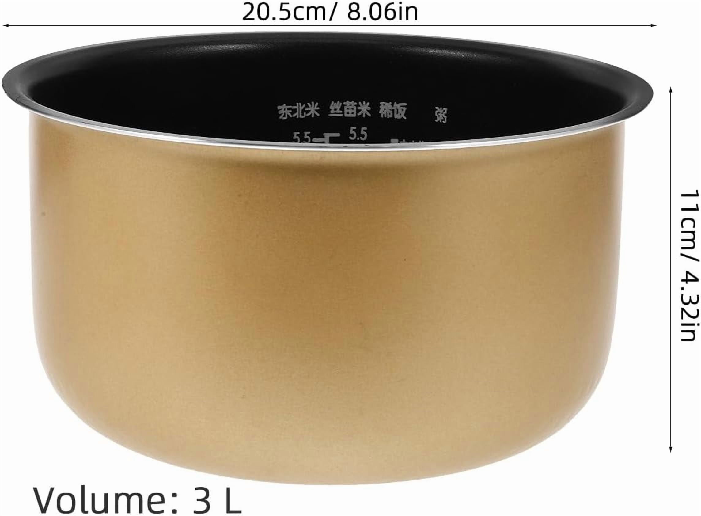 Non-Stick Rice Cooker Inner Pot Replacement for Household Electric Cookers - Large Capacity Kitchen Accessory