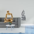 thumbnail image 2 of Escultura De Pensador Abstracto Creativo, Figura Artesanal Para Sala De Estar, Oficina, Dormitorio, Decoración, Colección Budista Feng Shui, Regalos Kuanyin, 2 of 8