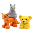 thumbnail image 2 of Serie de animales del zoológico, juego de bloques de construcción de gran tamaño, accesorios para ensamblar, pájaros lindos, bestias, elefantes, tigres, ladrillos, juguetes educativos para niños, 2 of 5