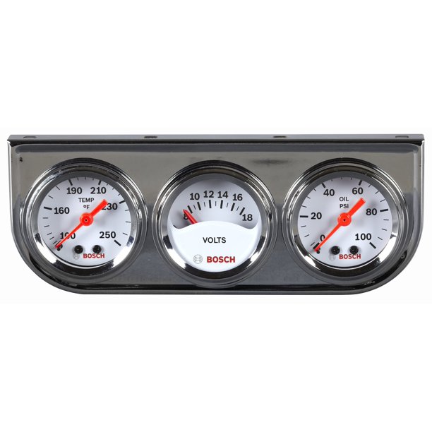 Kit de manómetros Bosch SP0F000039 Style Line 1-1/2 Mini Triple