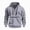 R137-Light Gray, variant on Mens Casual Cotton Hoodies Drawstring Quarter Zip Pullover Work Tactical Cargo Sweatshirts,Light Gray,XL