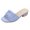 Blue, variant on Ladies' low heeled sandals, breathable, comfortable, non slip, suitable for home work and leisure, outdoor foot on vacation slippers