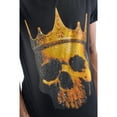 thumbnail image 4 of HEADS OR TAILS Men's Crown Skull Stone Tee, Black, M, 4 of 6