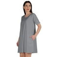 thumbnail image 2 of Inkmeso Swing Dress With Pockets Summer Cotton Tunic Tshirt Dress For Women, 2 of 7