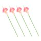 thumbnail image 5 of TEHAUX 4Ud Flores Artificiales Rosa Para Exterior Y Arreglo Floral, 5 of 8