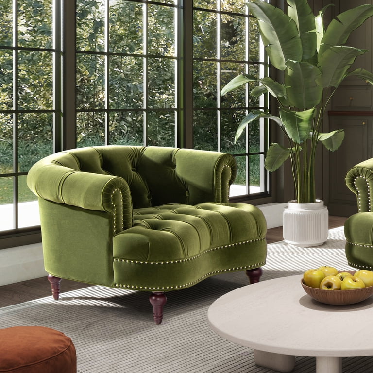 Jennifer Taylor Home La Rosa Victorian Tufted Accent Chair