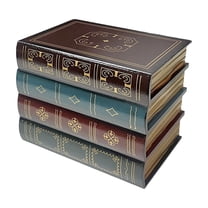 geerera Vintage Fake Book Box, Simulation Book Jewelry Organizer and Office Decor, Hidden Storage Box for Valuables, Home Library Decor, Desk Ornament