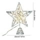 thumbnail image 3 of Adorno navideño de estrella con purpurina y luces LED, adornos navideños huecos de metal, adornos navideños con LED enchufables para casa, oficina y fiestas. Nchkun, 3 of 8