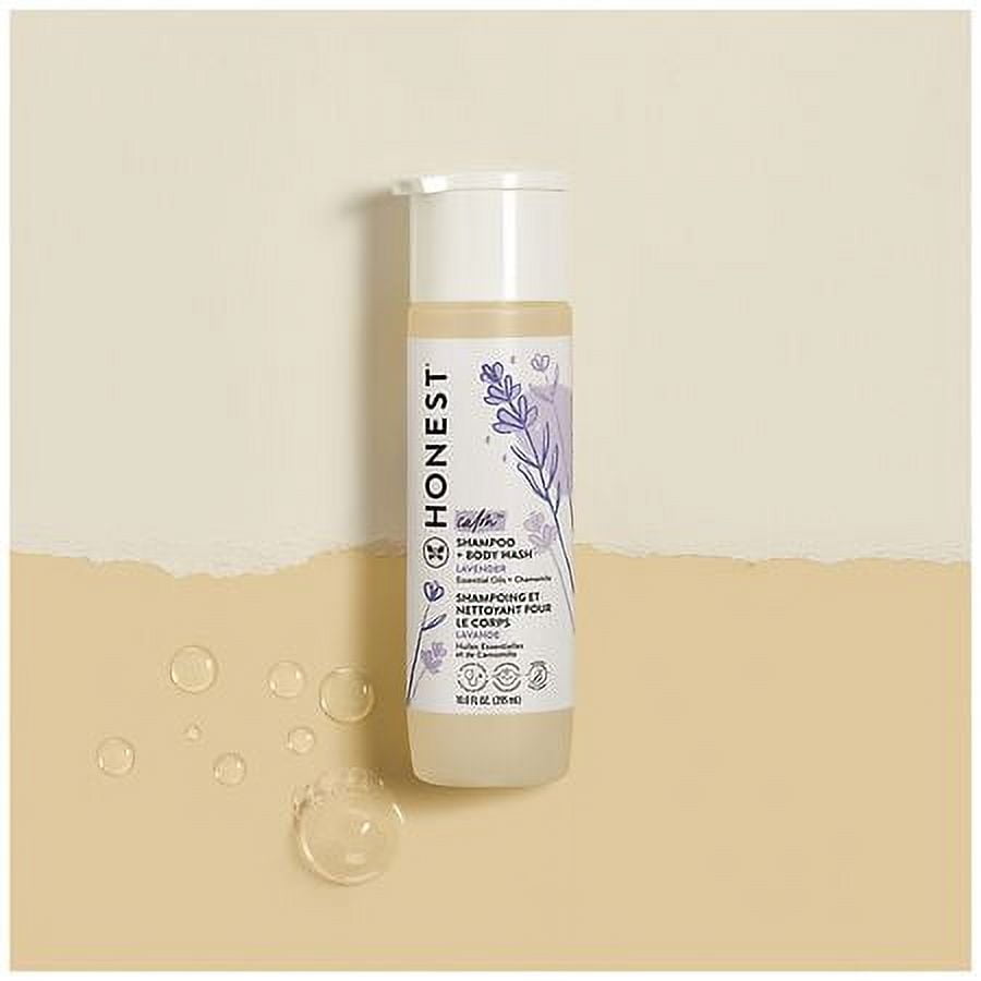 Honest Shampoo + Body Wash Dreamy Lavender 10.0 Fl Oz Pack of 2
