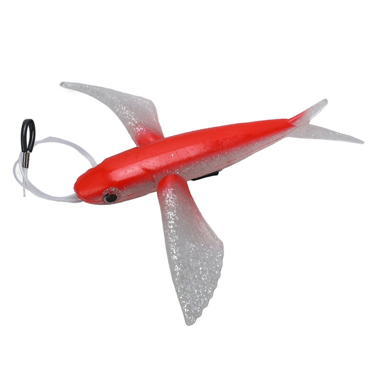 Flying Fish Lure Yummy Tuna Lures Flying Fish With Hook Flying Fish Fishing  Accessories Simulation Flying Fish Bright Color Waterproof Portable Yummy Tuna  Lures With Hook For 