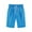 Blue, variant on Lenpel Toddler Boys Girls' Bermuda Shorts Elastic Waist Drawstring Knee Length Casual Shorts Summer Shorts for Children