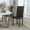 Brown LeatherSoft, variant on BizChair Greenwich Series Brown LeatherSoft Upholstered Panel Back Mid-Century Parsons Dining Chair