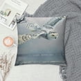 thumbnail image 2 of Orinice Snowy Owl Graphic Decorative Cushion Throw Pillow Cover for Home Couch Living Room Bed Sofa High-Quality Winter Pillow Covers 1PC 18x18in, 2 of 5