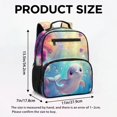 thumbnail image 6 of Yuyamidu Kawaii Dolphin Preschool Backpack for Boys Girls, 13.5 Inch School Backpack with Padded Shoulder Straps and Spacious Multi Pockets, 6 of 6