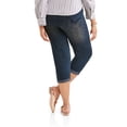 thumbnail image 4 of Maternity Oh! Mamma Jeans with Full Panel and Rolled Cuff (Available in Plus Sizes), 4 of 5