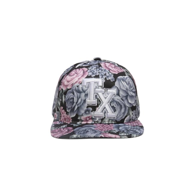 Floral Print City Cap Snapback - Texas