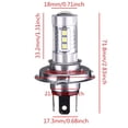thumbnail image 5 of Kit de 2 bombillas LED de repuesto H4 de 80 W para faros delanteros de coche, luz superbrillante., 5 of 5