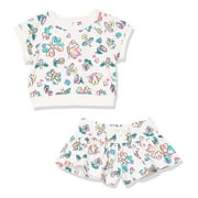 Kids Headquarters Girls 12-24 Months Butterfly Scooter Set (Pink 12 Months)