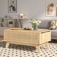 thumbnail image 6 of Lift Top Coffee Tables for Living Room, Rising Wooden Dining Center Tables, Square Coffee Table, 6 of 7