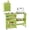 Green, variant on Folding Sewing Machine Table with Charging Station, Rolling Craft Table with Lockable Wheels, Storage Trays & Shelf, Pegs, Magnetic Locks, Foldable Sewing Machine Cabinet Desk for Small Spaces, Green