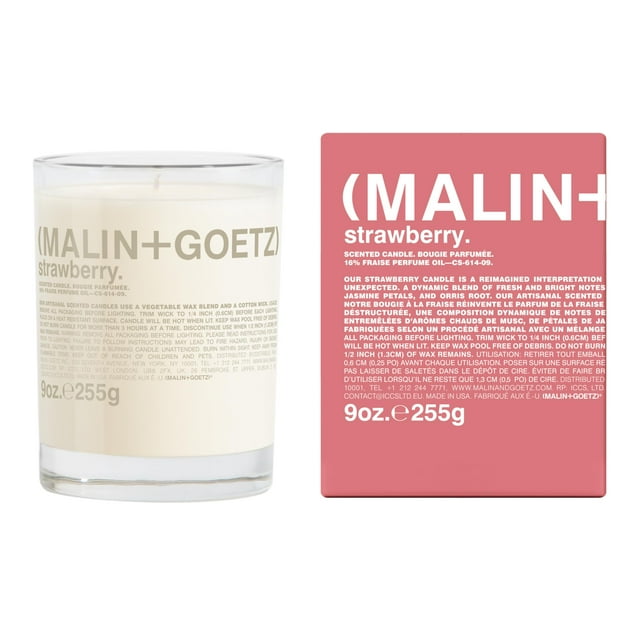 Vela Malin + Goetz con aroma a fresa y bayas de jardín, 60 h