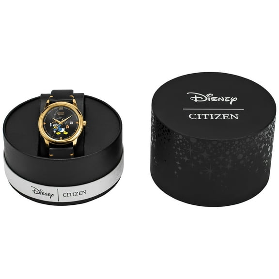 Citizen Eco-Drive Men's Disney Donald Duck Seeing Stars Black Strap Watch - AW1789-04W