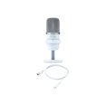 thumbnail image 2 of HyperX SoloCast - Microphone - USB - white - for Victus by HP Laptop 15, 16; Laptop 14, 15, 17; Pavilion x360 Laptop; Pro 290 G9, 2 of 7
