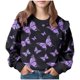 thumbnail image 2 of Vestido de verano para niña con estampado de flores de Pascua, manga corta, bolsillos con volantes y cuello redondo, top de poliéster, 2 of 5
