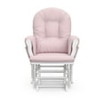 thumbnail image 5 of Storkcraft Hoop Nursery Glider and Ottoman, White with Pink Blush, 5 of 12