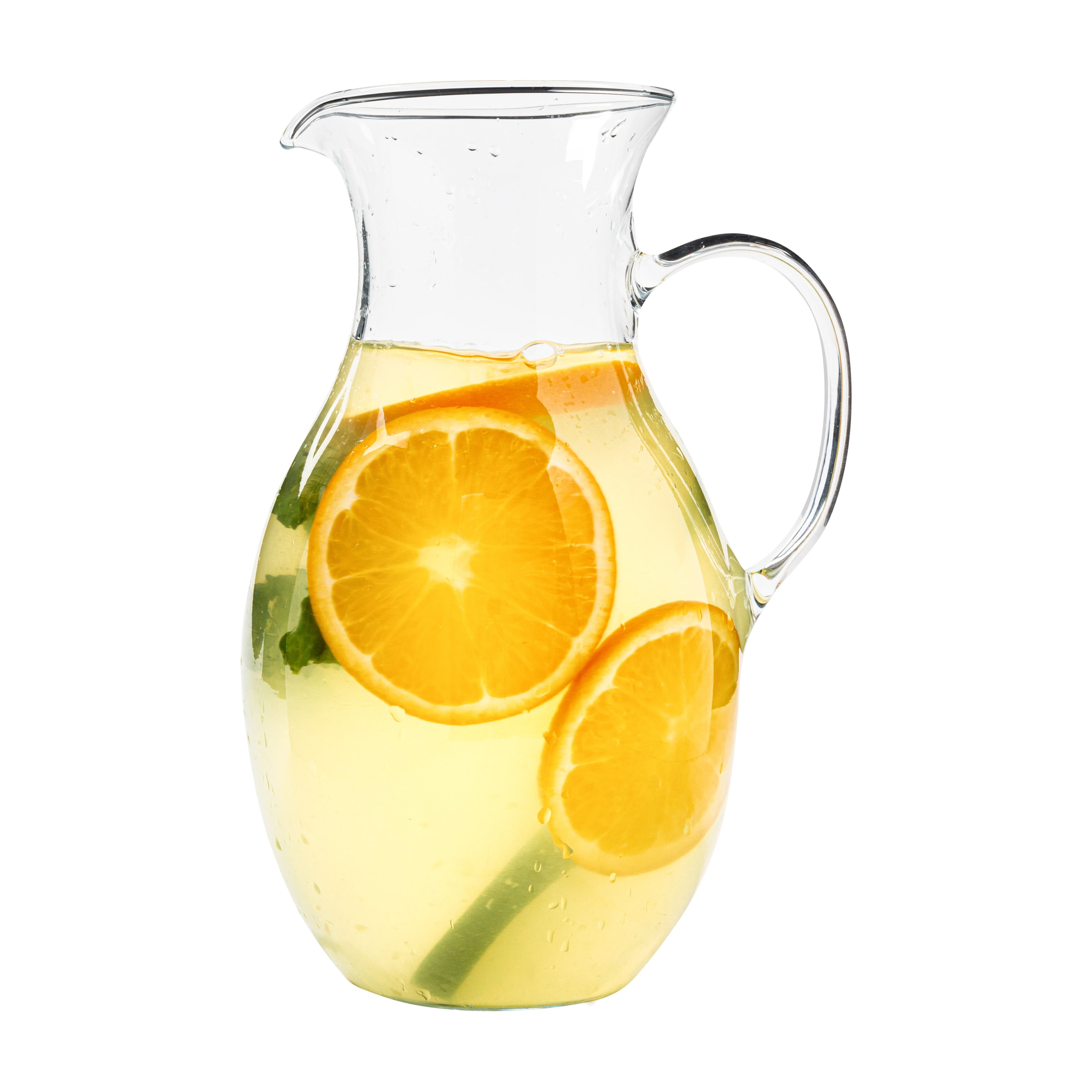 Simax Clear Glass Pitcher with Spout 1.5 Quart Borosilicate Glass Beverage Pitchers Glass