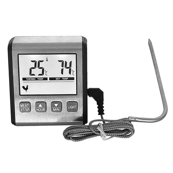 1 * Digital Thermometer-Silver