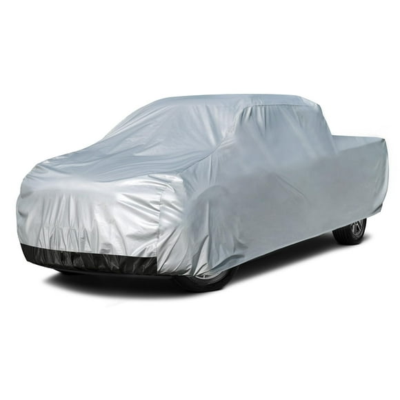 Kayme 6 Layers Truck Cover Waterproof All Weather, Sun Uv Rain Protection Heavy Duty Outdoor Pickup Cover, Universal Fit (Length Up to 242 inch) XL