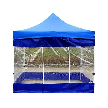 COFEST Outdoor Waterproof Camping Tent Cloth Windproof Inflatable Thick Cloth with Window 210D Oxford Cloth Waterproof Rainproof Shade Cloth 3x2 Meters Blue