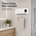 thumbnail image 7 of Wall Mount Space Heater 1500W Air Condition Inspired Household Warmer with Remote Control Fast Heating for Bedroom and Handy Daily Towels Drying Function, 7 of 7