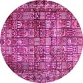 thumbnail image 1 of Ahgly Company Indoor Round Persian Pink Traditional Area Rugs, 5' Round, 1 of 4