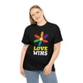 thumbnail image 2 of Love Wins LGBT Pride Rainbow Flag Lesbian Gay Pride Ally Plus Size Clothing for Women, 2 of 8