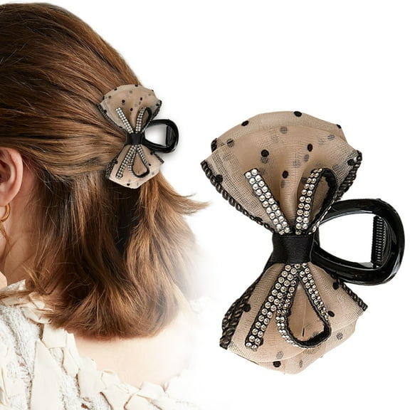 WEIWEIGG Sparkling Hair Bun Maker for Thick Hair, Flower Updo Shaper w/Twist & Lock, Salon-Style Effortless Curler Accessory Women, 1 PCS