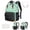 Green, variant on Diaper Bag Backpack, Extra Large for Twins & 2 Kids, Expandable 25‑37L Travel Baby Bag with Changing Pad & Earphone Hole, Apricot Green