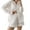 White, variant on HOWPAY Pajamas for Women Set Valentine'S Day Graphic Causal Long Sleeve Button Down Shirts and Shorts Pj Sets Fall Winter Warm Soft 2 Piece Sleepwear Red L