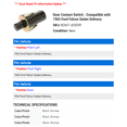 thumbnail image 2 of Door Contact Switch - Compatible with 1965 Ford Falcon Sedan Delivery, 2 of 2
