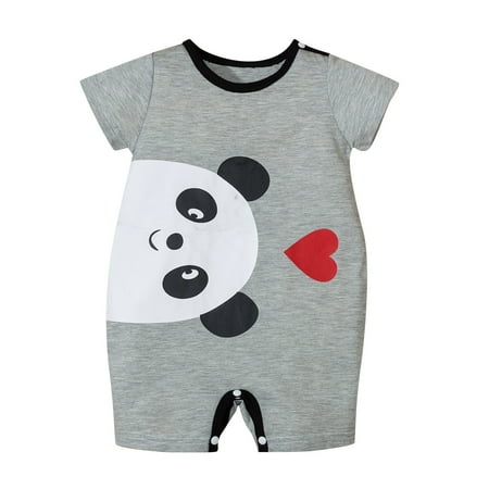 

Boys Bodysuits Cartoon Printed Casual Playsuit 12M Kids Children Loose Fashion Outwear Leisure Spring Summer Rompers Jumpsuits